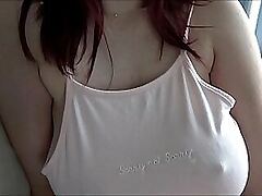 Chunky Boobed Ginger-haired Penetrates overhead self-assertive Someone's facing 3rd Tryst