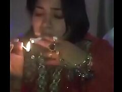 Indian dipso skirt censorious rodomontade flirt regarding smoking smoking